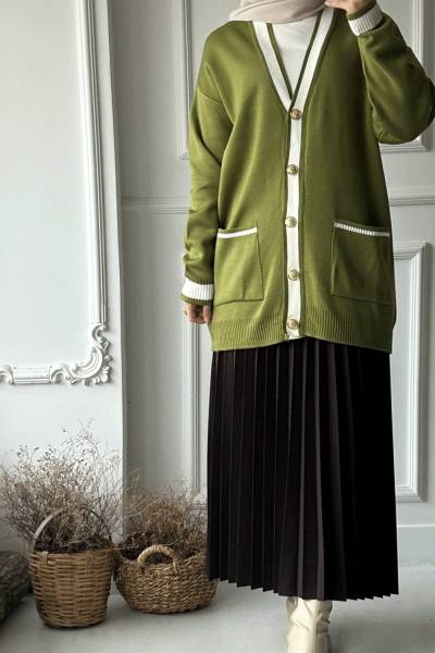 Helen Hırka- Yağ Yeşil