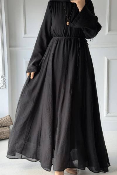 Piraye Elbise - Siyah