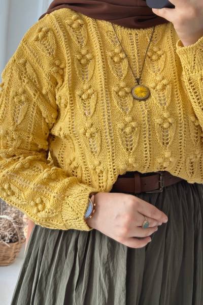 Ponponlu Kazak - Sarı